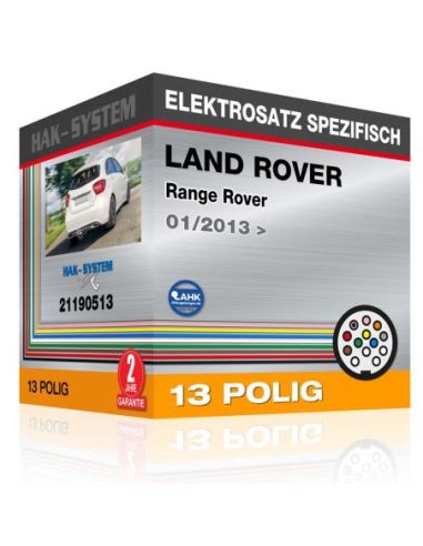 Fahrzeugspezifischer Elektrosatz LAND ROVER Range Rover, 2013, 2014, 2015, 2016, 2017, 2018, 2019, 2020, 2021, 2022, 2023 (ohne 