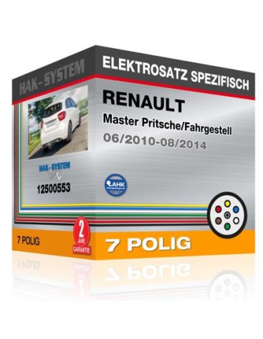 Fahrzeugspezifischer Elektrosatz RENAULT Master Pritsche/Fahrgestell, 2010, 2011, 2012, 2013, 2014 Auto-Version ohne Vorbereitun