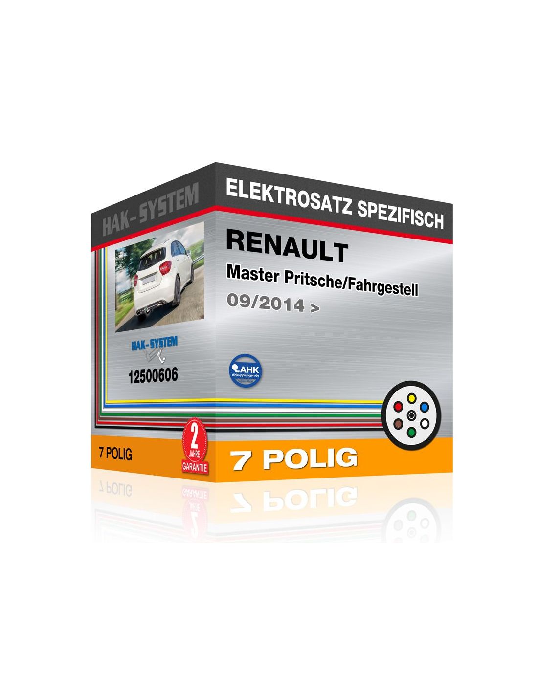 Dedicated wiring kit RENAULT Master Platform/Chassis, 2014, 2015