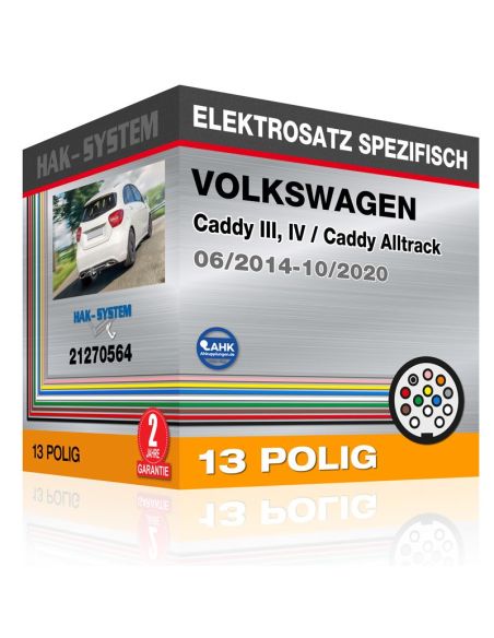 Fahrzeugspezifischer Elektrosatz VOLKSWAGEN Caddy III, IV / Caddy Alltrack, 2014, 2015, 2016, 2017, 2018, 2019, 2020 Auto-Versio