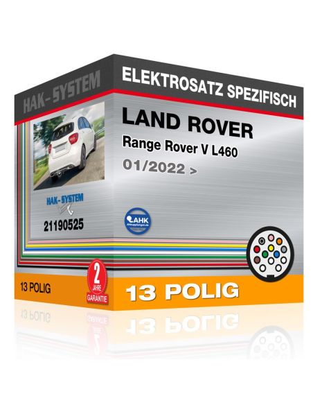 Fahrzeugspezifischer Elektrosatz für Anhängerkupplung LAND ROVER Range Rover V L460, 2022, 2023 [13 polig]
