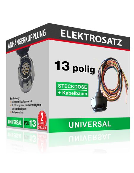 Elektrosatz – 13-pol universal