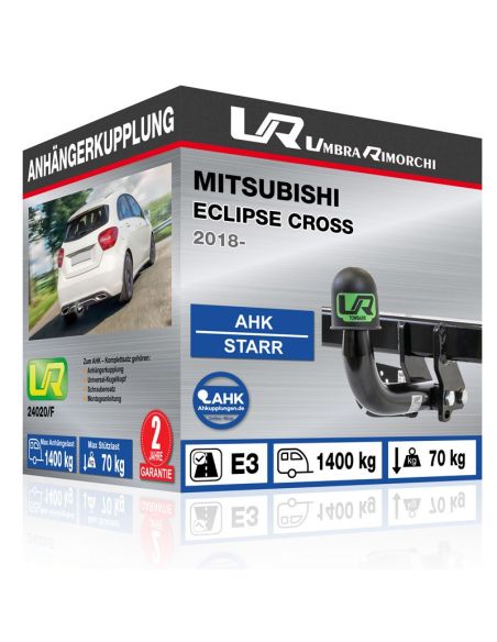 Anhängerkupplung für Mitsubishi ECLIPSE CROSS starr mit angeschraubtem Kugelkopf