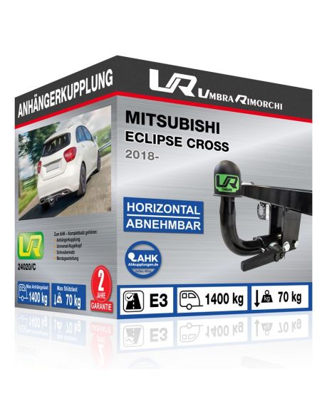 Anhängerkupplung für Mitsubishi ECLIPSE CROSS horizontal abnehmbar