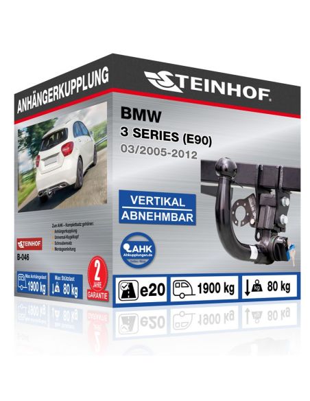Anhängerkupplung für BMW 3 SERIES (E90) vertikal abnehmbar