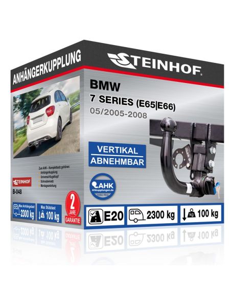 Anhängerkupplung für BMW 7 SERIES (E65|E66) vertikal abnehmbar