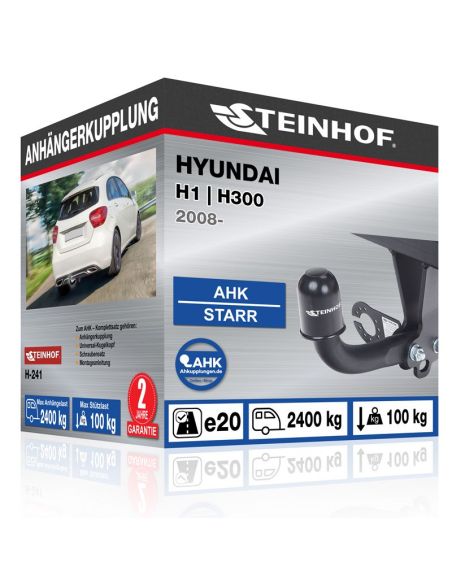 Anhängerkupplung für Hyundai H1 | H300 starr mit angeschraubtem Kugelkopf