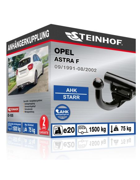 Anhängerkupplung für Opel ASTRA F starr