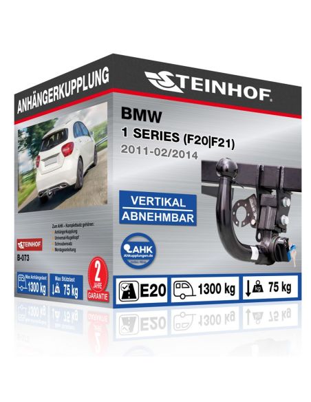 Anhängerkupplung für BMW 1 SERIES (F20|F21) vertikal abnehmbar